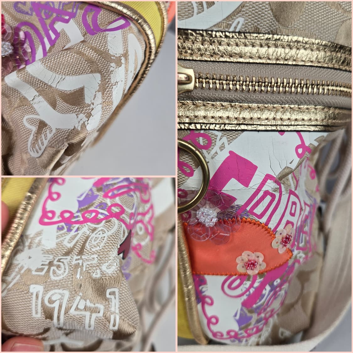 COACH 코치 Poppy bag 파피 퍼피 한정판 가방 백 정품 상품이미지9