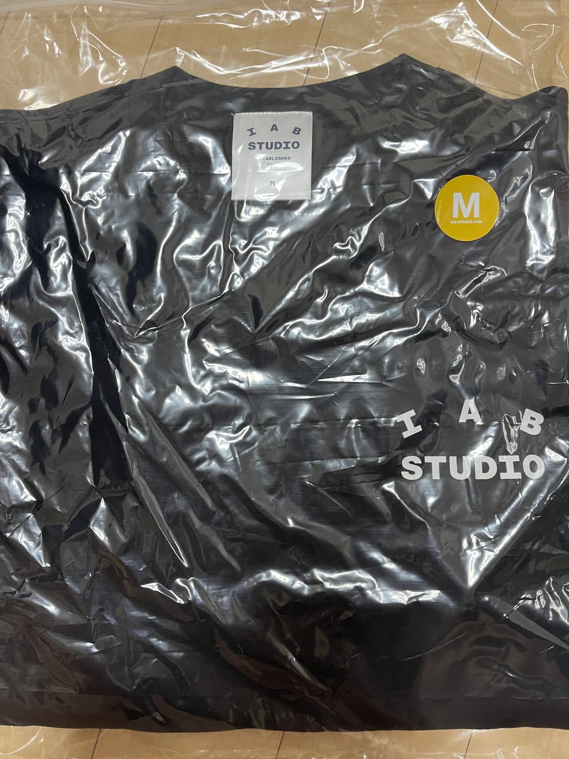 아이앱 스튜디오 반팔 티셔츠 블랙 M 새상품 상품이미지2