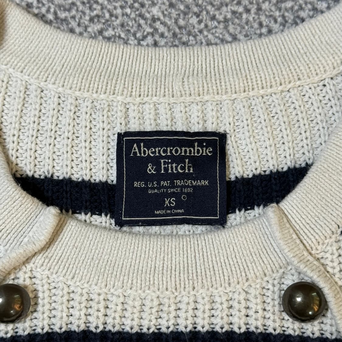 아베크롬비 스트라이프 니트 여성용 상품이미지6