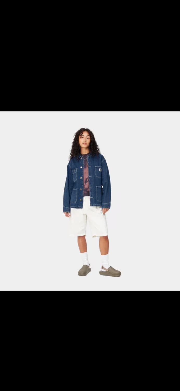 칼하트 데님 재킷 코트 S (안감 퀼팅) 상품이미지2