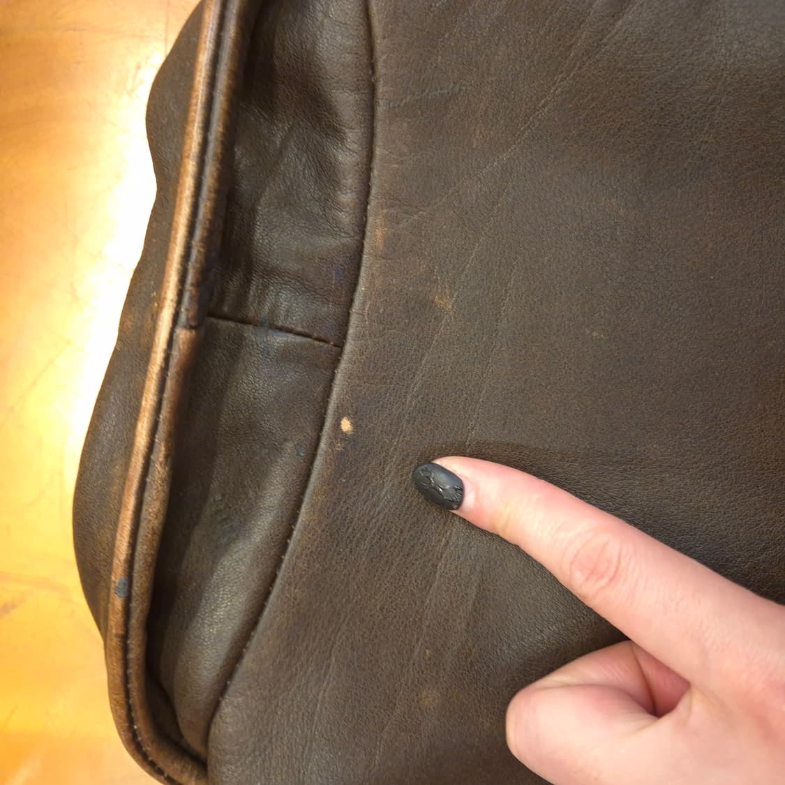 할리데이비슨 브라운 가죽자켓 상품이미지7