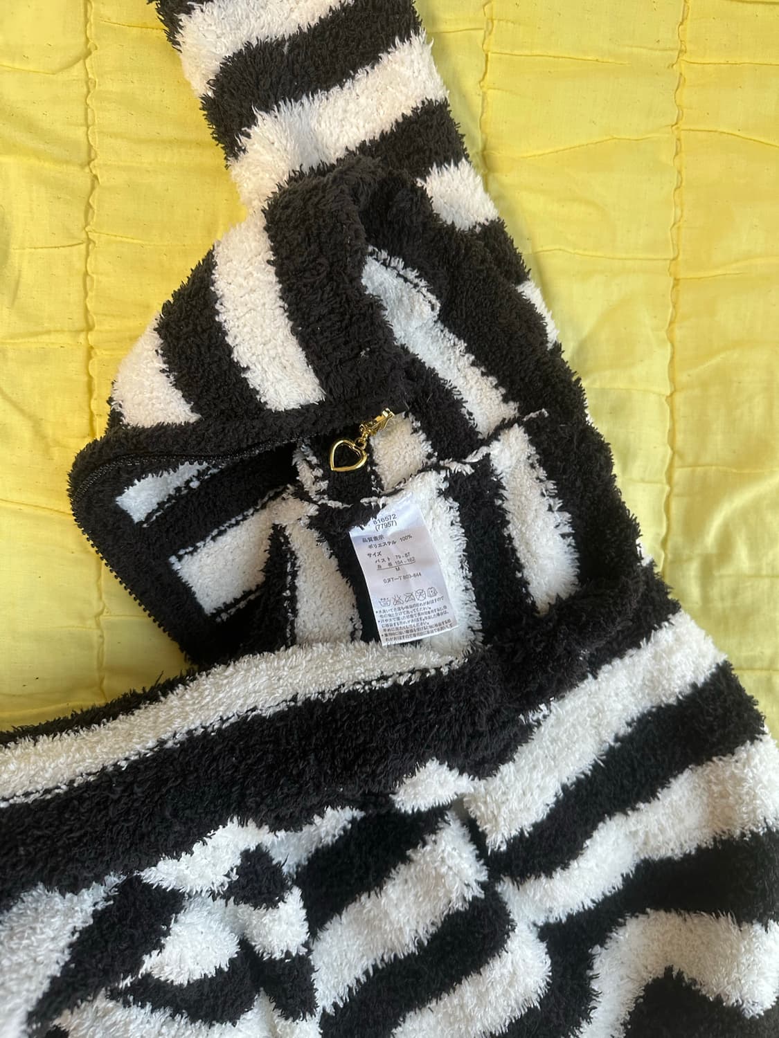 스트라이프 후리스 펑크 큐티 상품이미지3