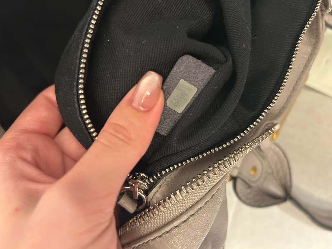 끌로에 패딩턴백 그레이 가죽 상품이미지8