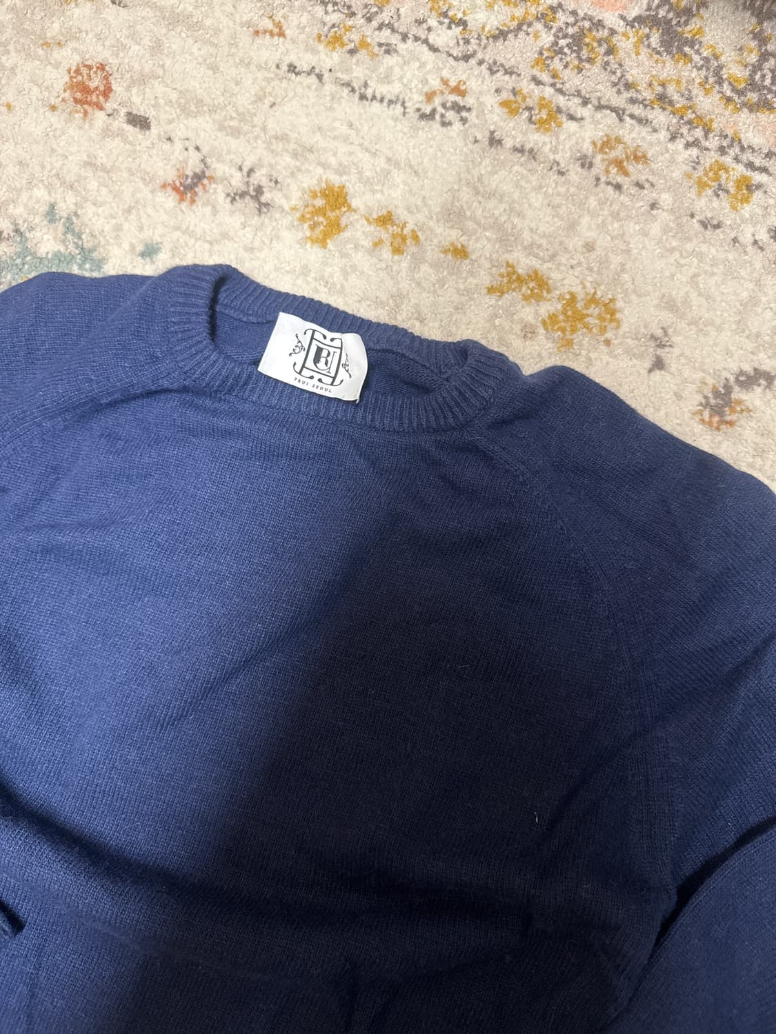 프루이 다크네이비 니트 100 상품이미지1