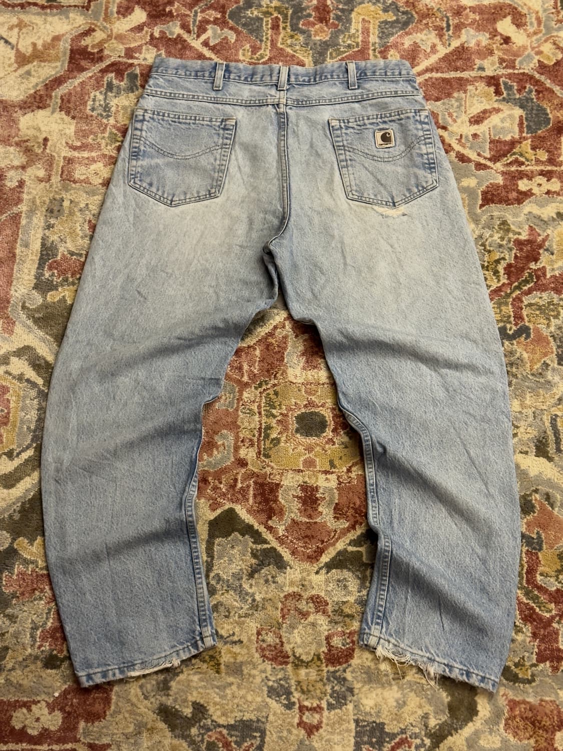 [칼하트] 90s 오리지널 USA 빈티지 워크 데님 B17 (W34) 상품이미지1