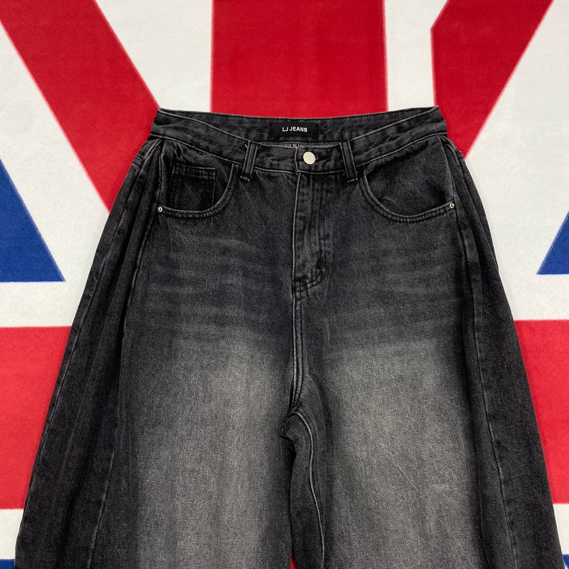 빈티지 흑청데님 벌룬팬츠 M 상품이미지2