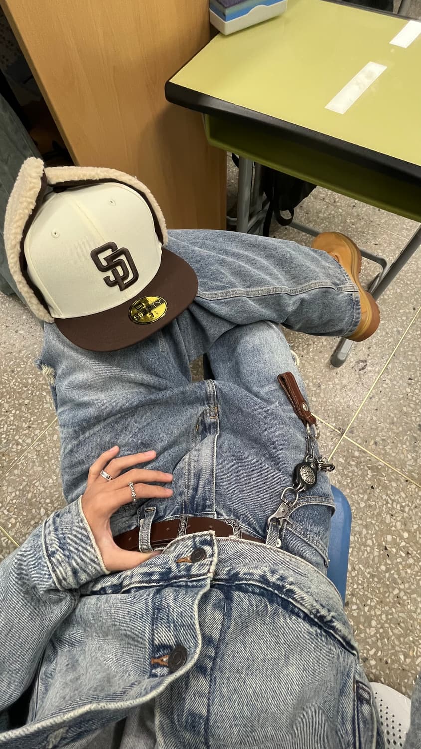 도프제이슨 레더 벨트 브라운 상품이미지1