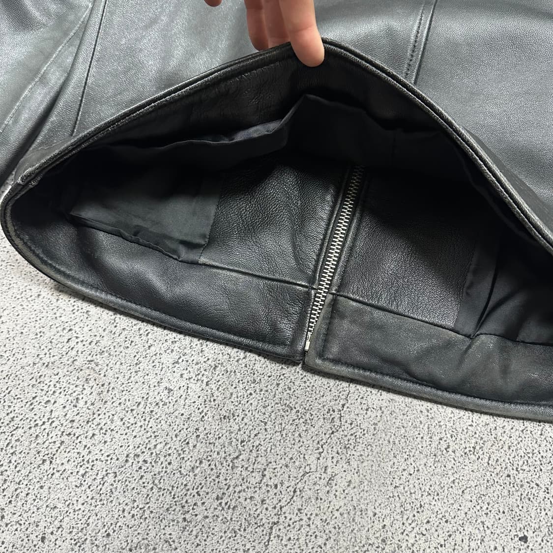 ✨ (바배) 빈티지 심플 양가죽 자켓 상품이미지6