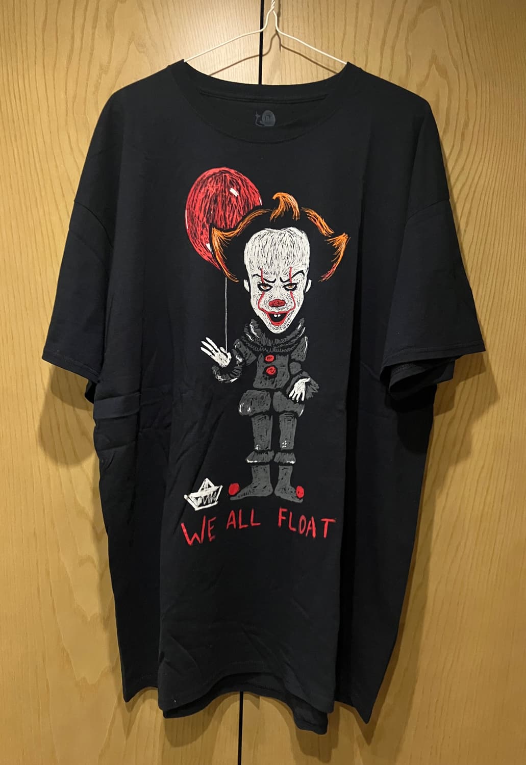 스티븐킹 원작 소설 호러 공포영화 IT 그것 피의 삐에로 무비 티셔츠 상품이미지1