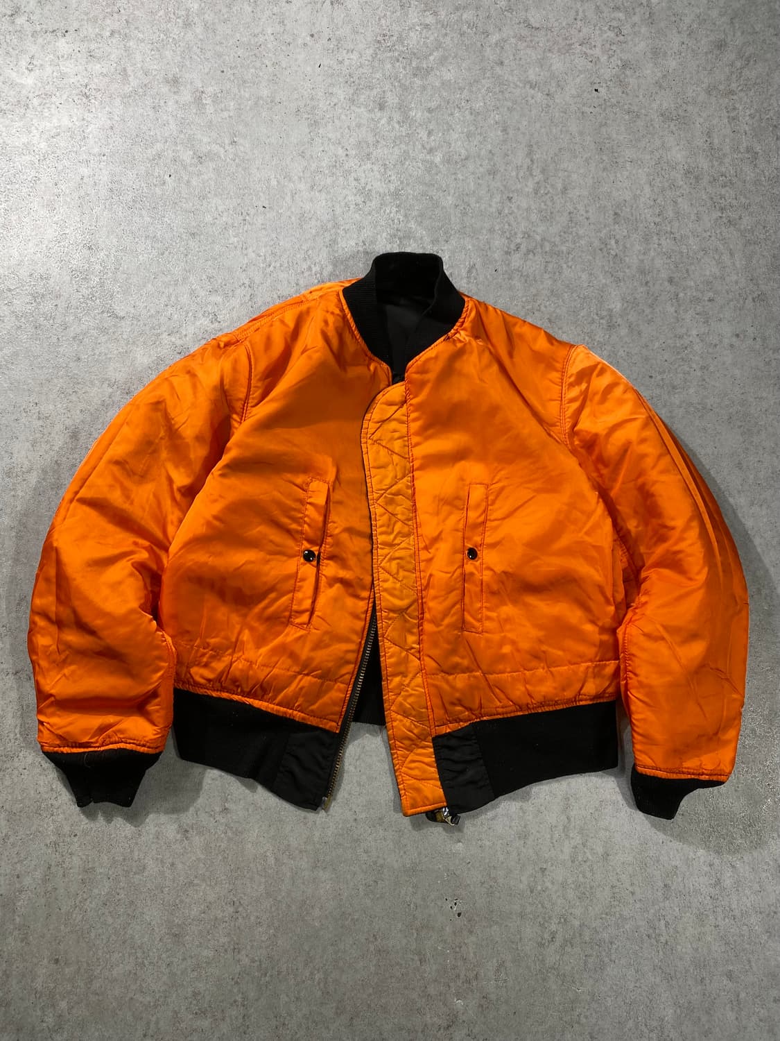 [M] 90s USA 알파인더스트리 MA-1 플라이트 자켓 상품이미지7