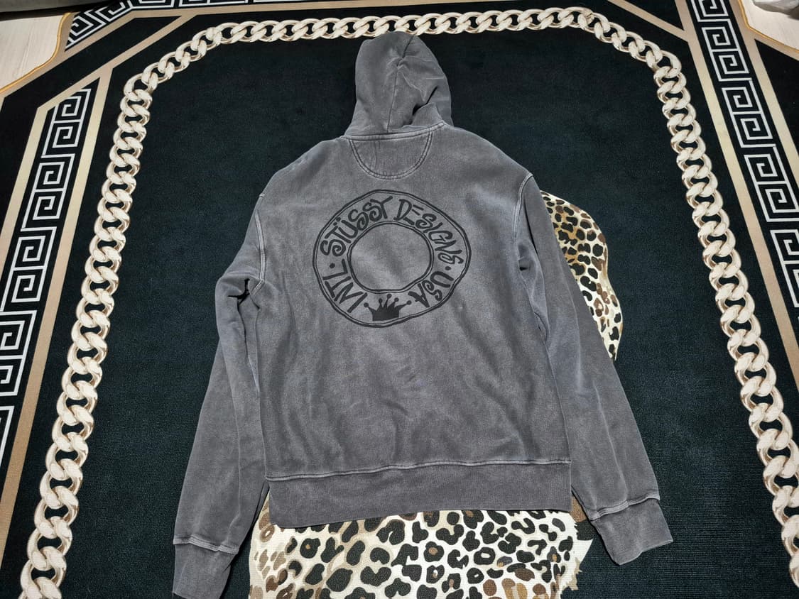 스투시 24F/W 부아나 피그먼드 다이드 후드집업 L 정품 상품이미지1