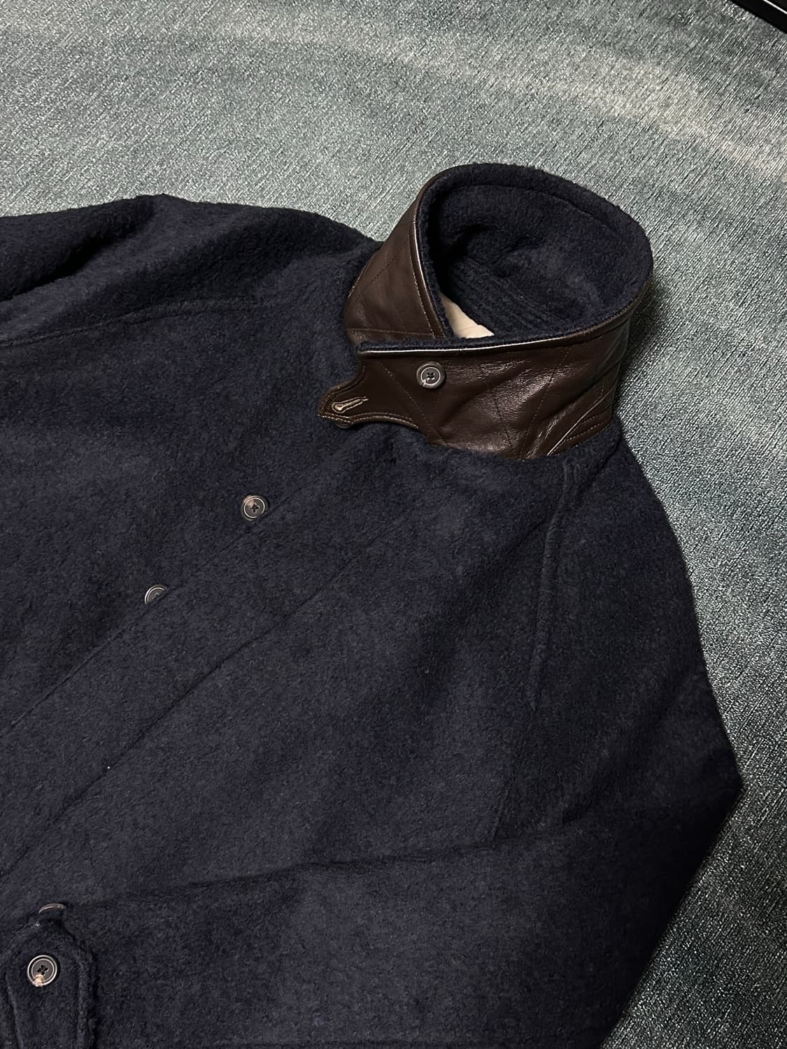 이스트로그 발마칸 울 코트/ balmacaan coat / navy ha 상품이미지5