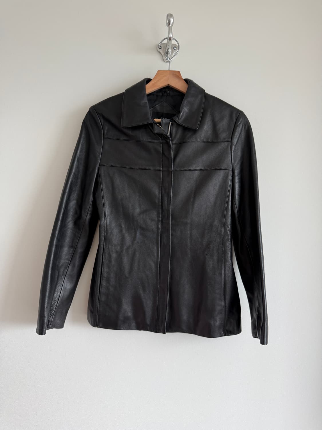 Pre owned 램스킨 레더자켓 상품이미지1
