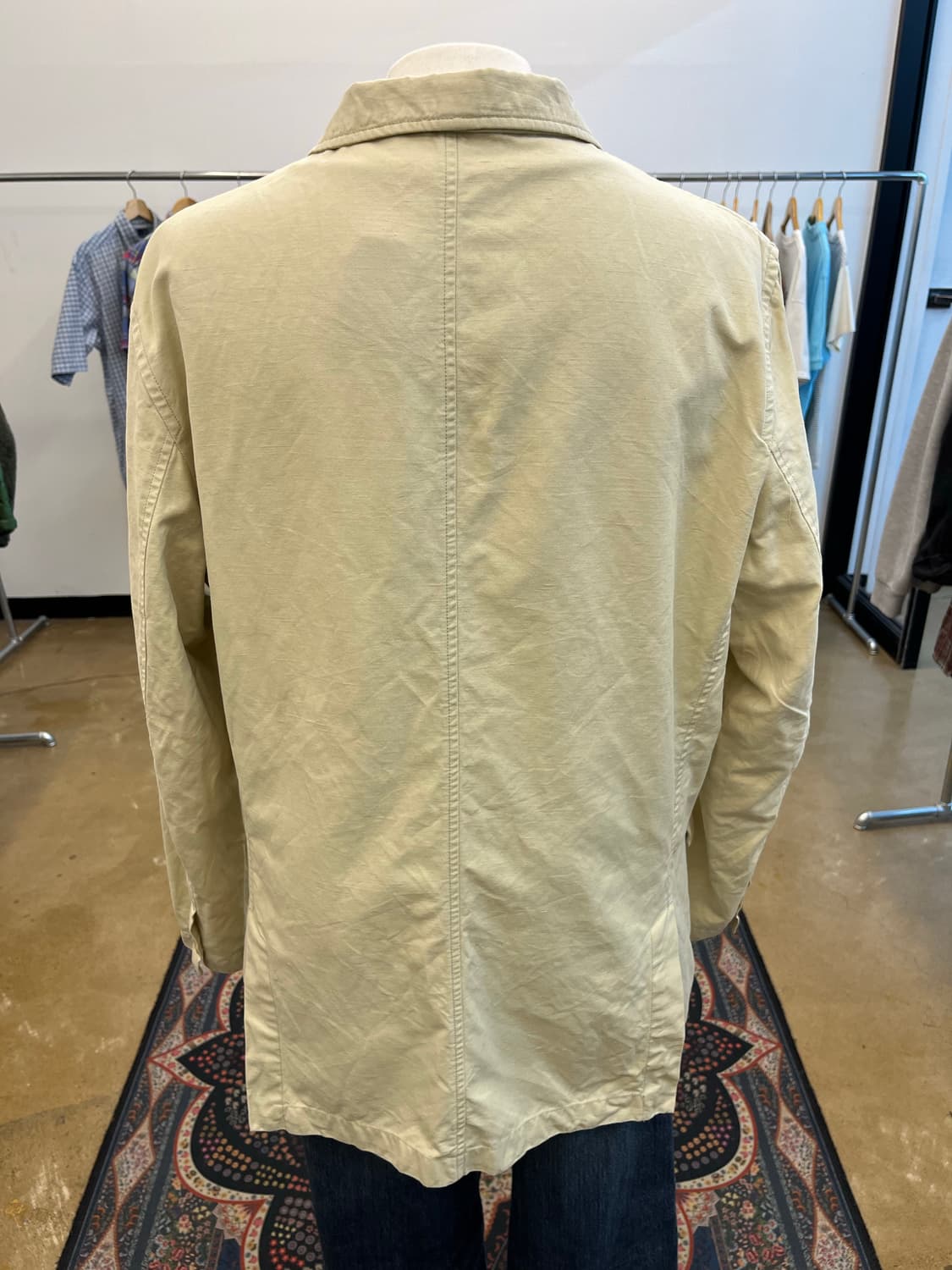 뉴 맨 린넨 블렌드 롱 블레이저 자켓 상품이미지5