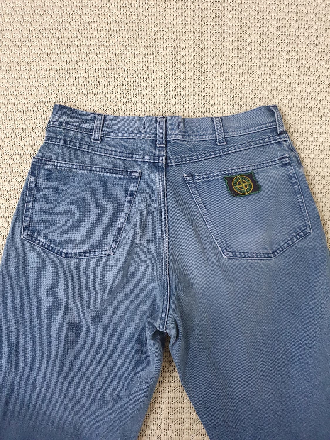 90s 스톤 아일랜드 그린 엣지 데님 진 상품이미지1