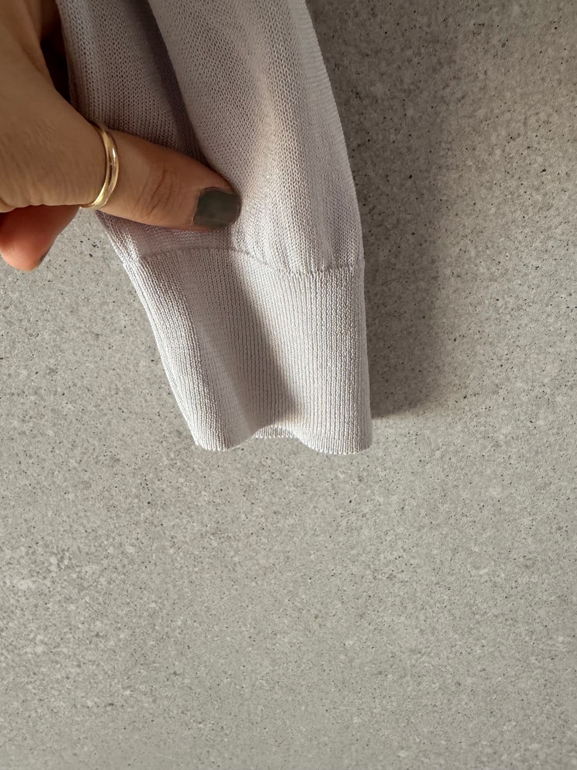 유니클로 핑크 베이지 얇은 가디건 XL 상품이미지4