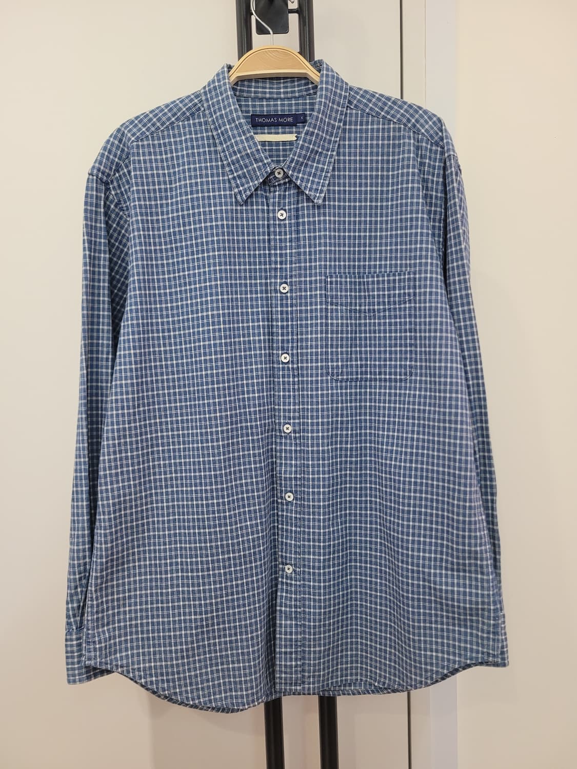 토마스모어 인디고 일리안 셔츠 오버핏 S사이즈 상품이미지2