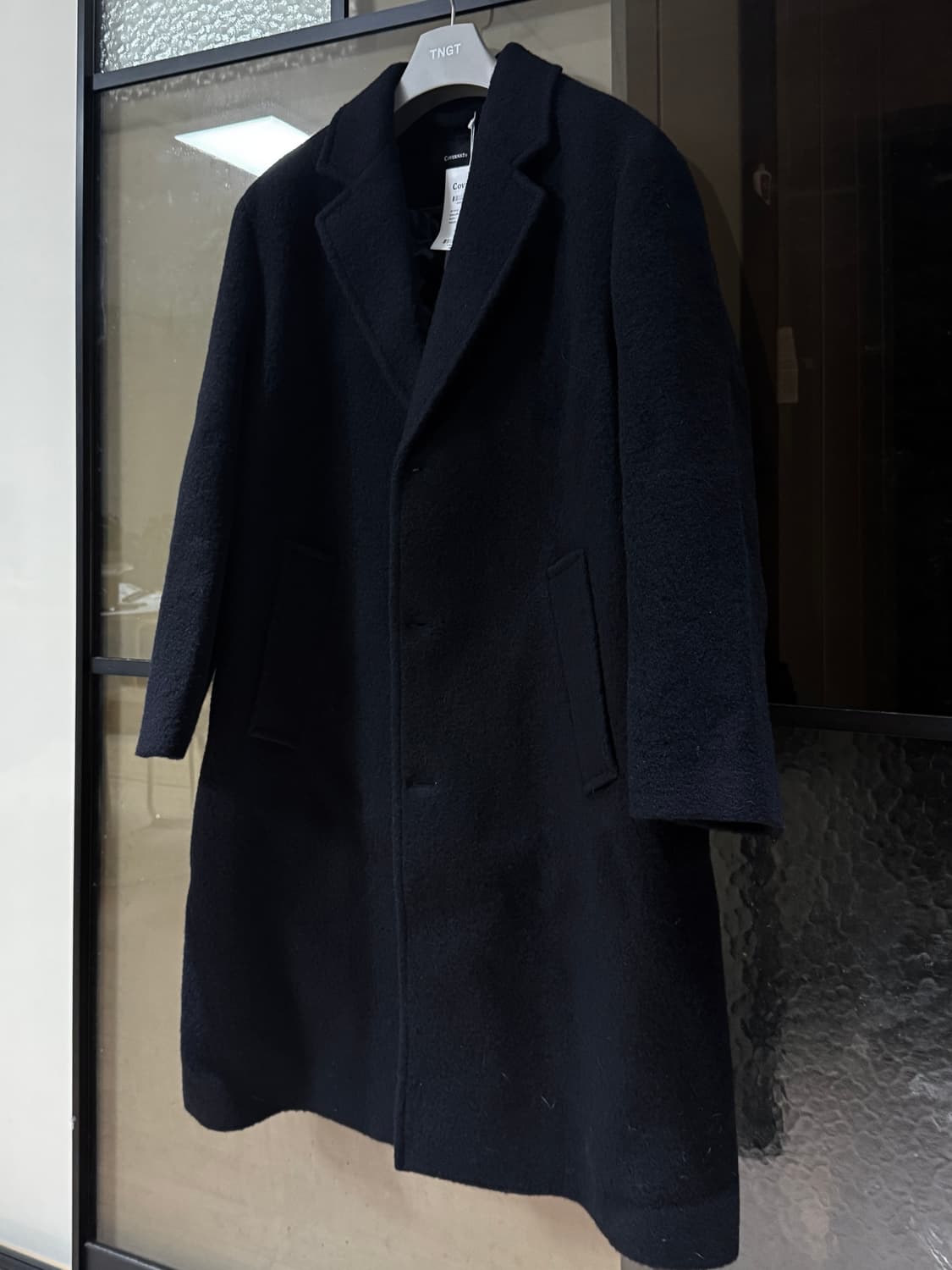 커버낫 쓰리버튼 싱글코트 L사이즈 네이비 상품이미지4
