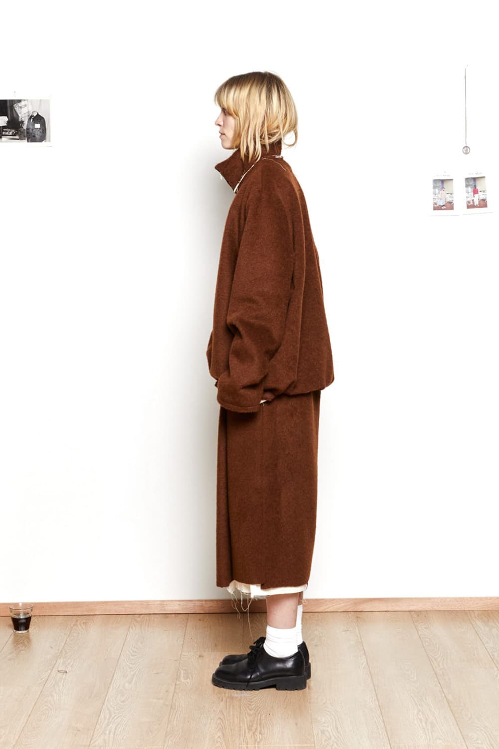 Camiel Fortgens 플리스 아노락 브라운 상품이미지3