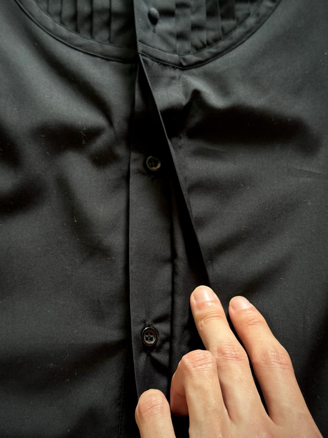 Lad Musician pleated bib shirt 상품이미지8