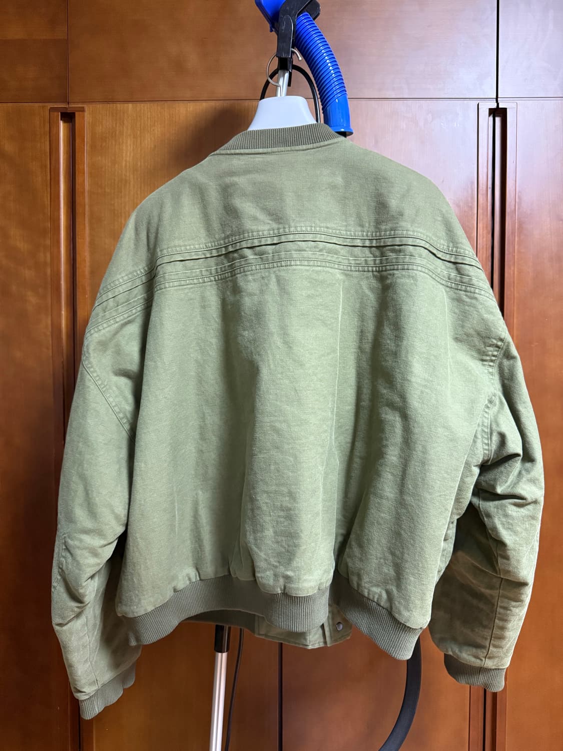 [os] 논노드 서퍼 다이 서지봄버 빈티지카키 상품이미지4