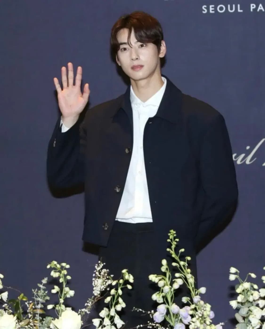 [XL] 렉토 울 블렌드 숏 자켓 다크네이비 상품이미지2