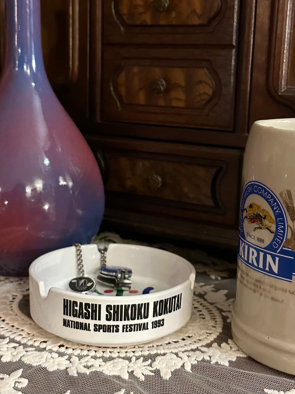 일본 빈티지 도자기 재떨이 애쉬 트레이 상품이미지5