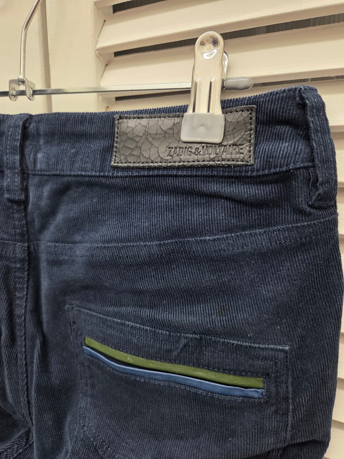 자딕앤볼테르 코듀로이 네이비 팬츠 상품이미지6