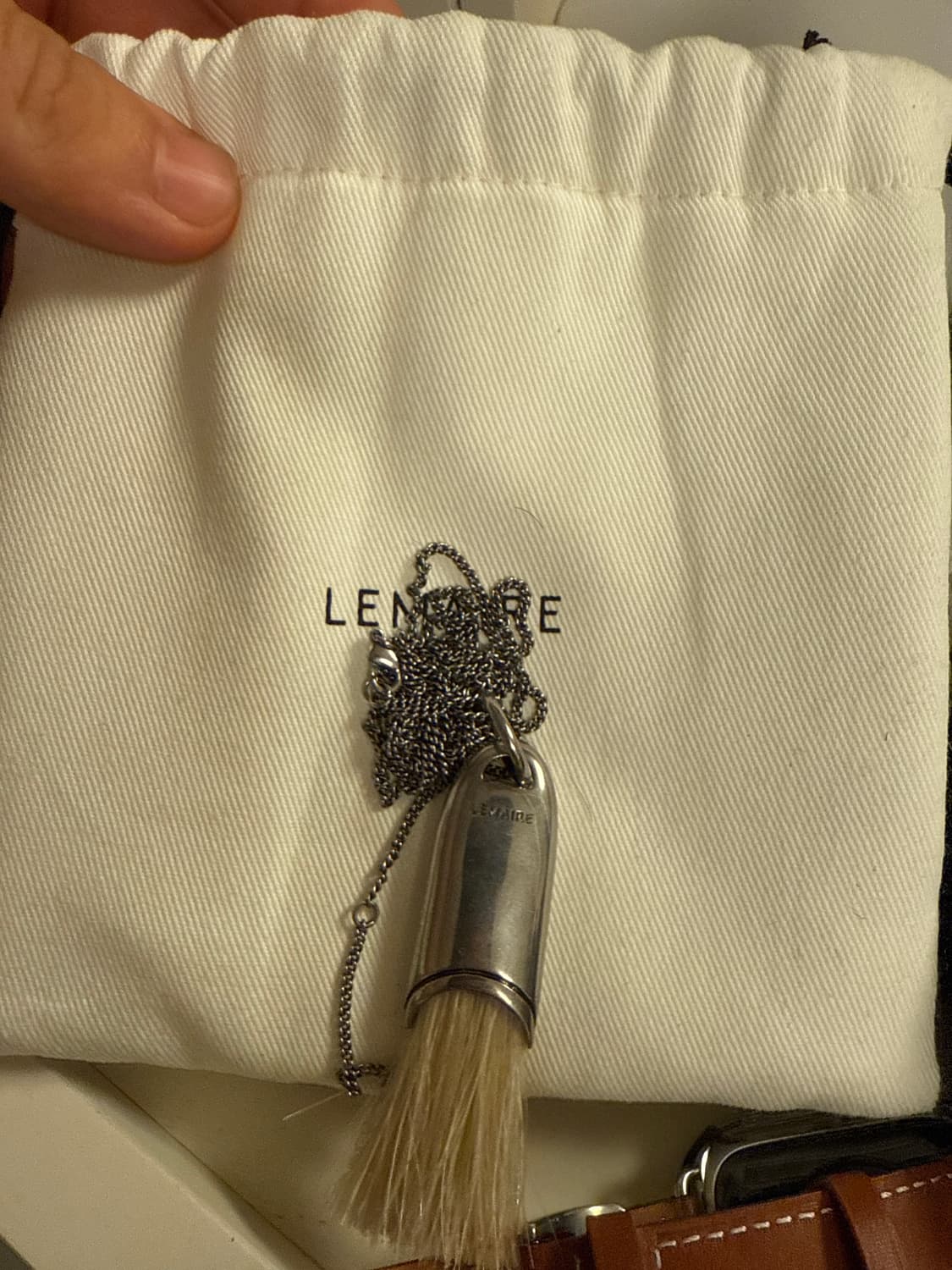 르메르 브러쉬드 목걸이 상품이미지1