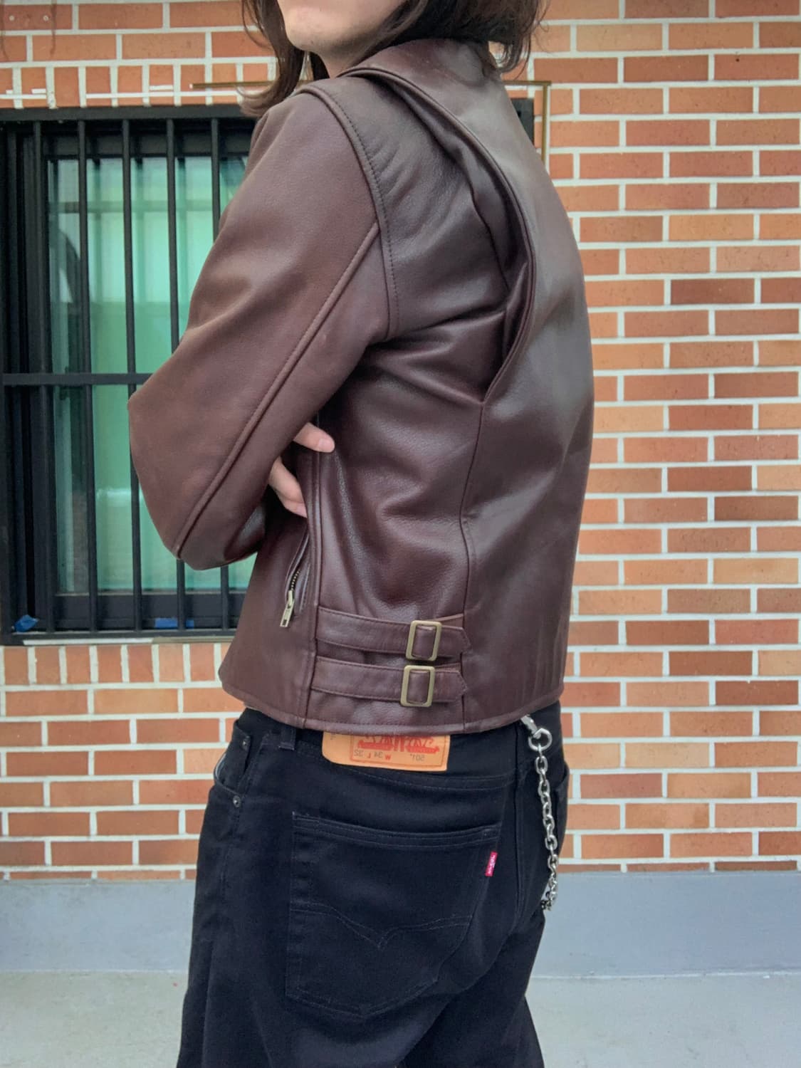 (M) 홀스하이드 레더 자켓 상품이미지2