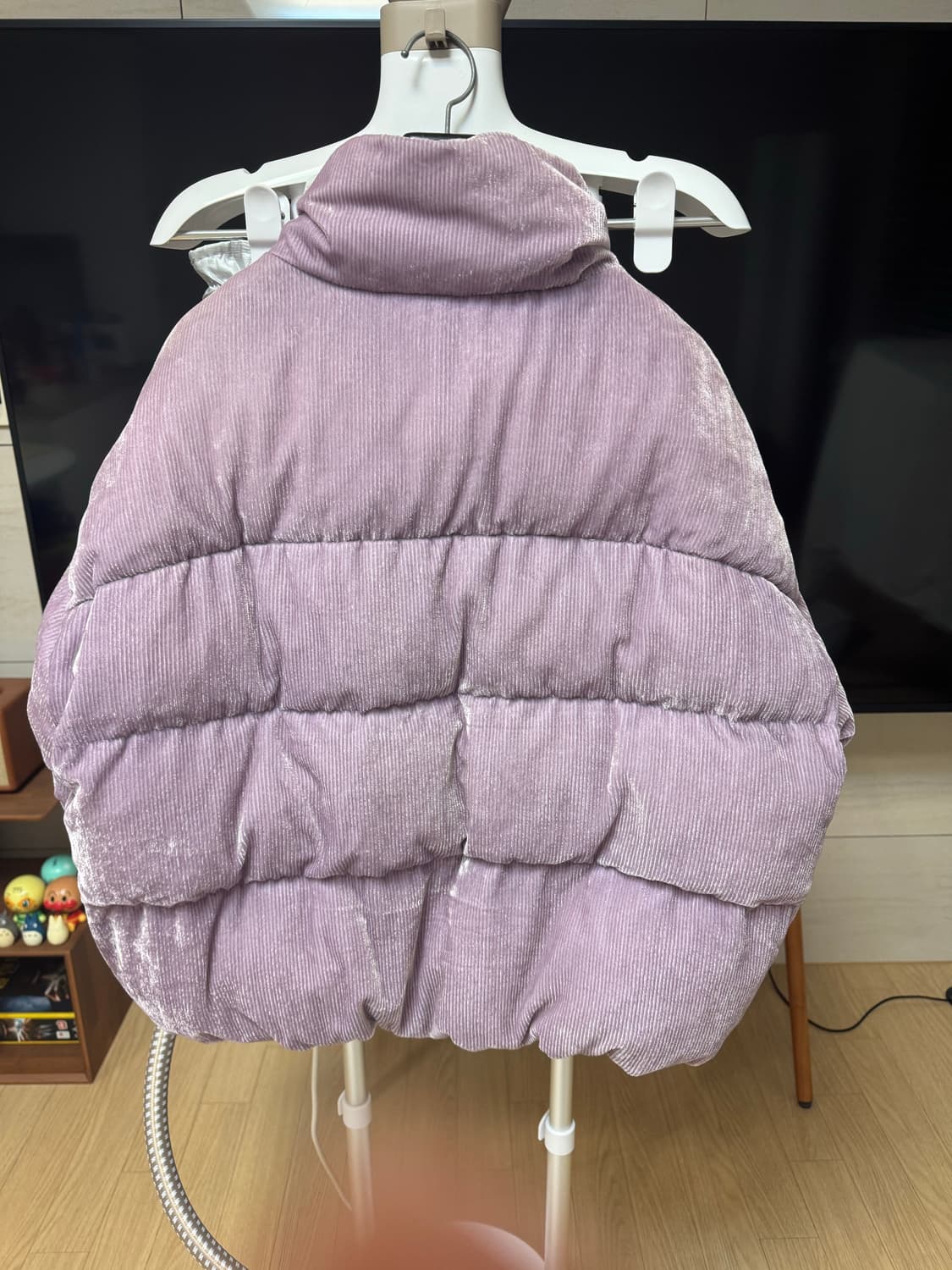 쥬시쥬디 코듀로이 패딩 퍼플 상품이미지4
