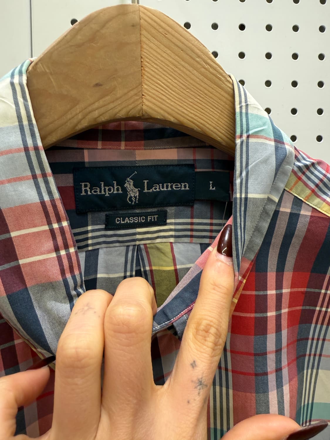 폴로 랄프로렌 체크패턴 셔츠 U1496 상품이미지5
