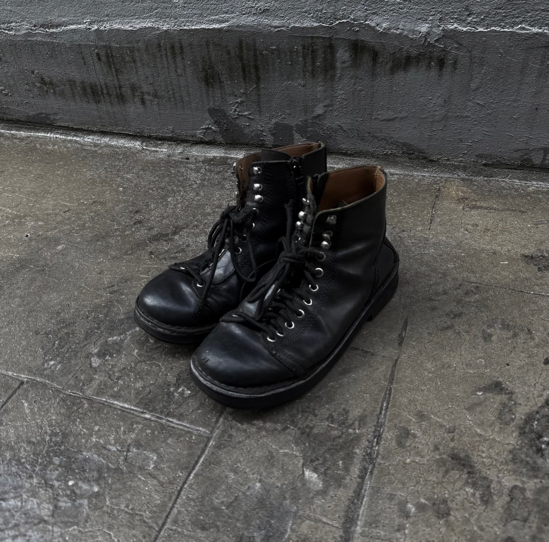 요지야마모토 뿌르옴므 페스너 바이커 부츠 상품이미지3