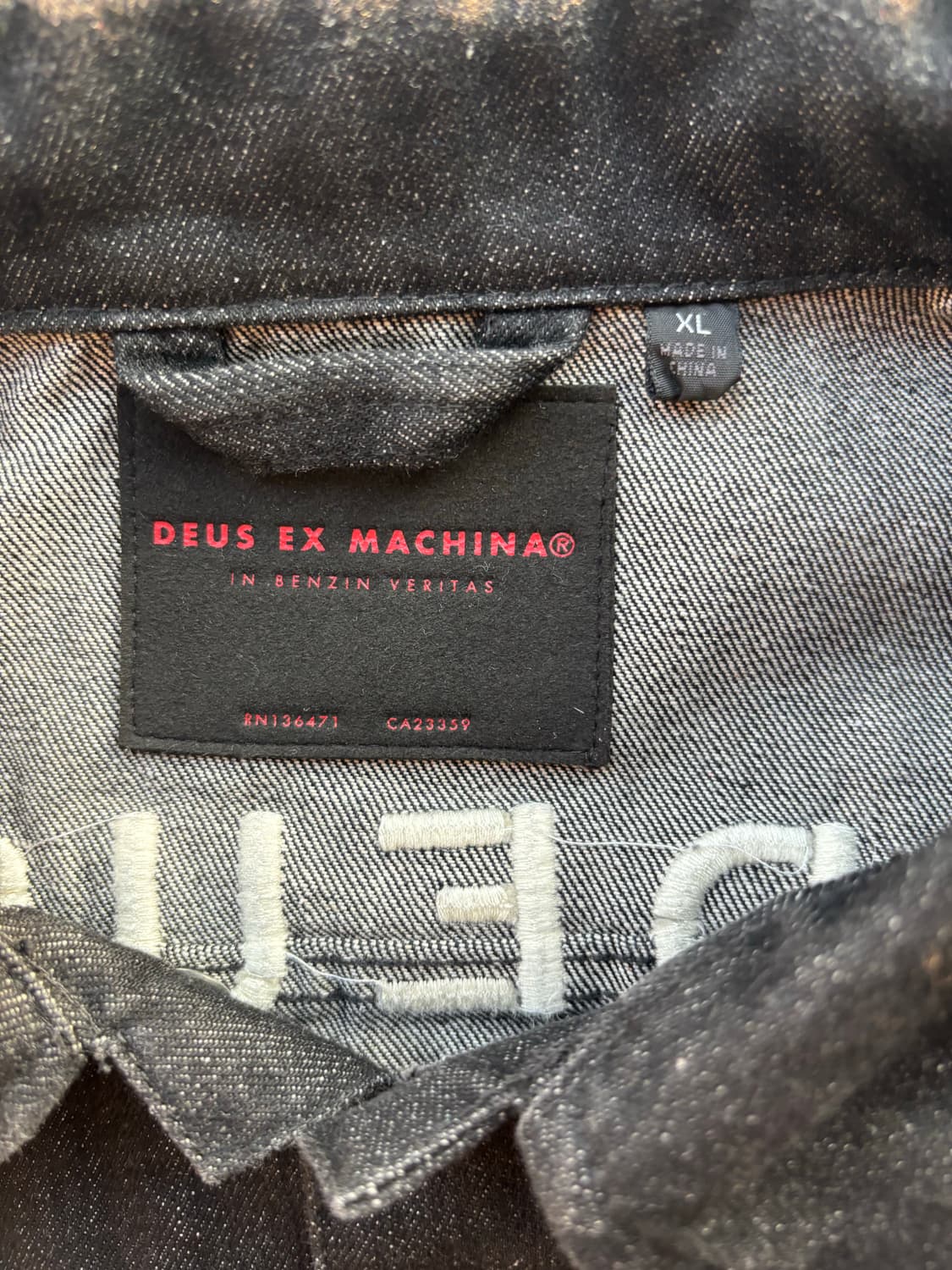 데우스 흑청 데님 자켓  상품이미지4