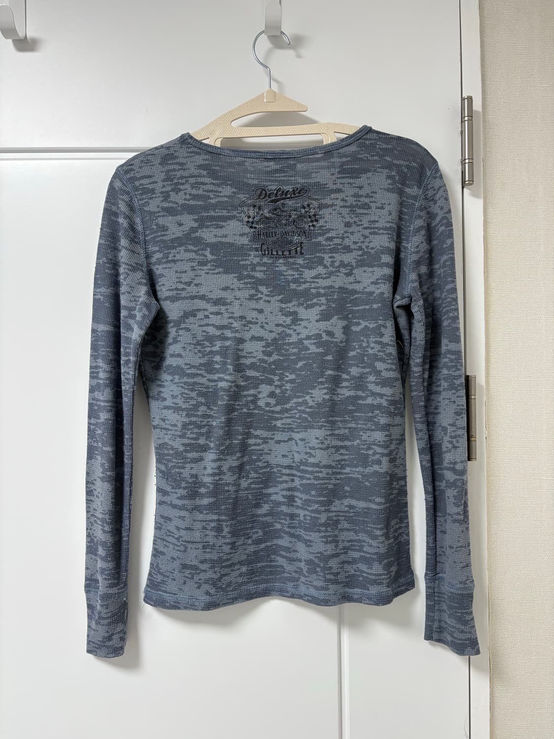 USA Harley Davidson 할리 와플 롱슬리브 긴팔 티셔츠 상품이미지2