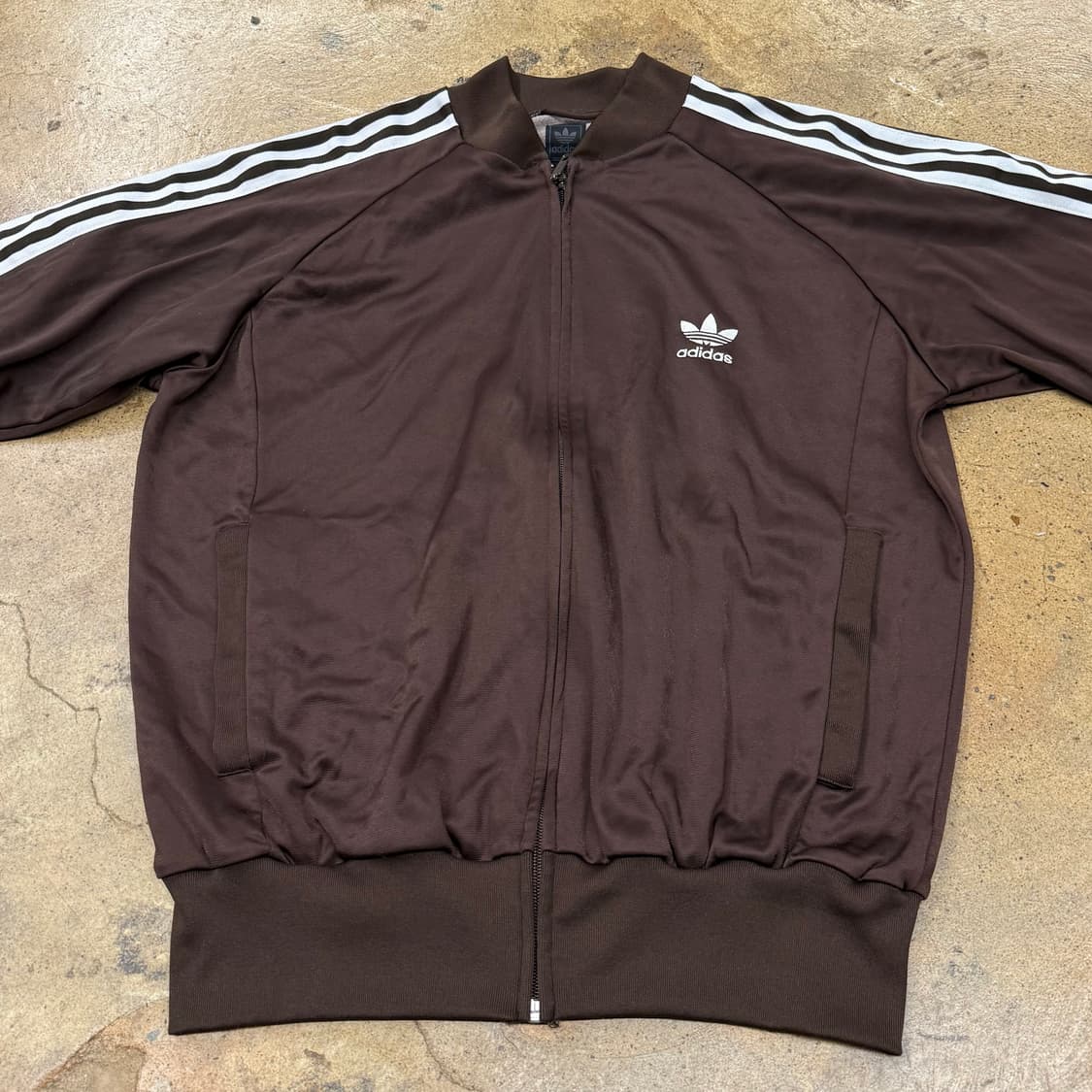 아디다스 브라운 파이어버드 져지 트랙탑 105 상품이미지3