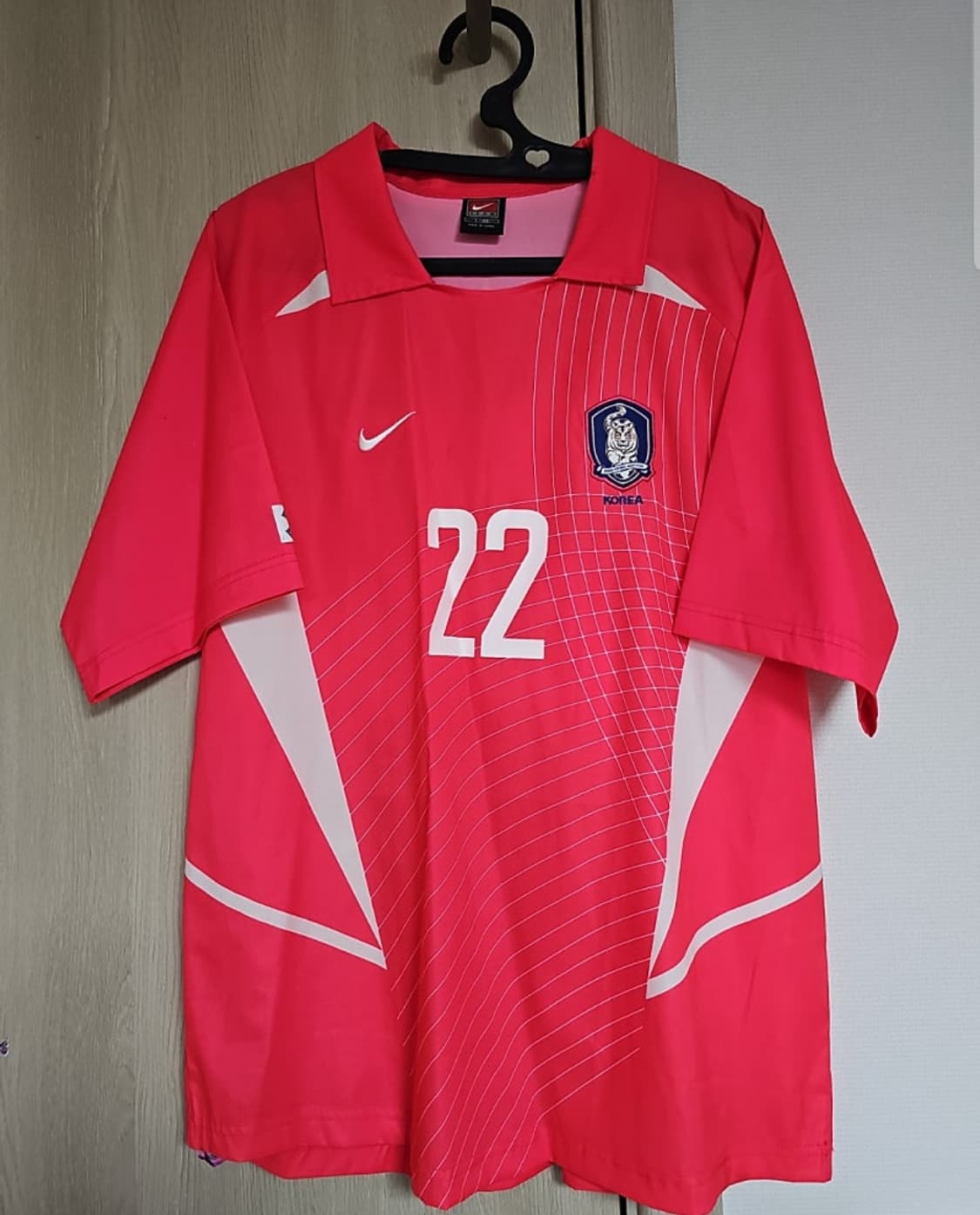 2002년 나이키 정품 대한민국 유니폼 축구 국대 유니폼 100 송중국  상품이미지1