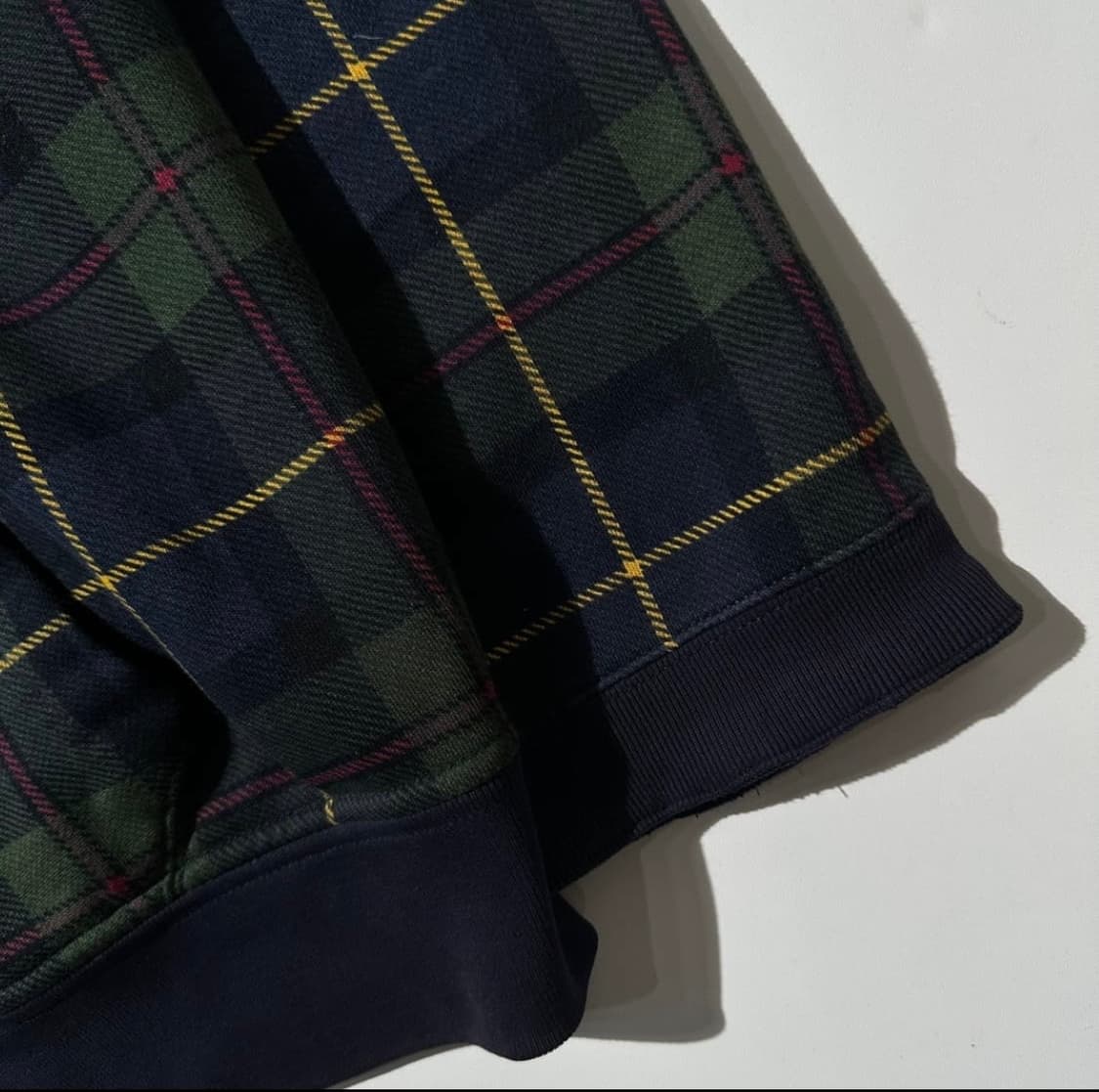 [XL] 폴로 랄프로렌 빅포니 블랙와치 타탄체크 써멀 후드 집업 상품이미지6