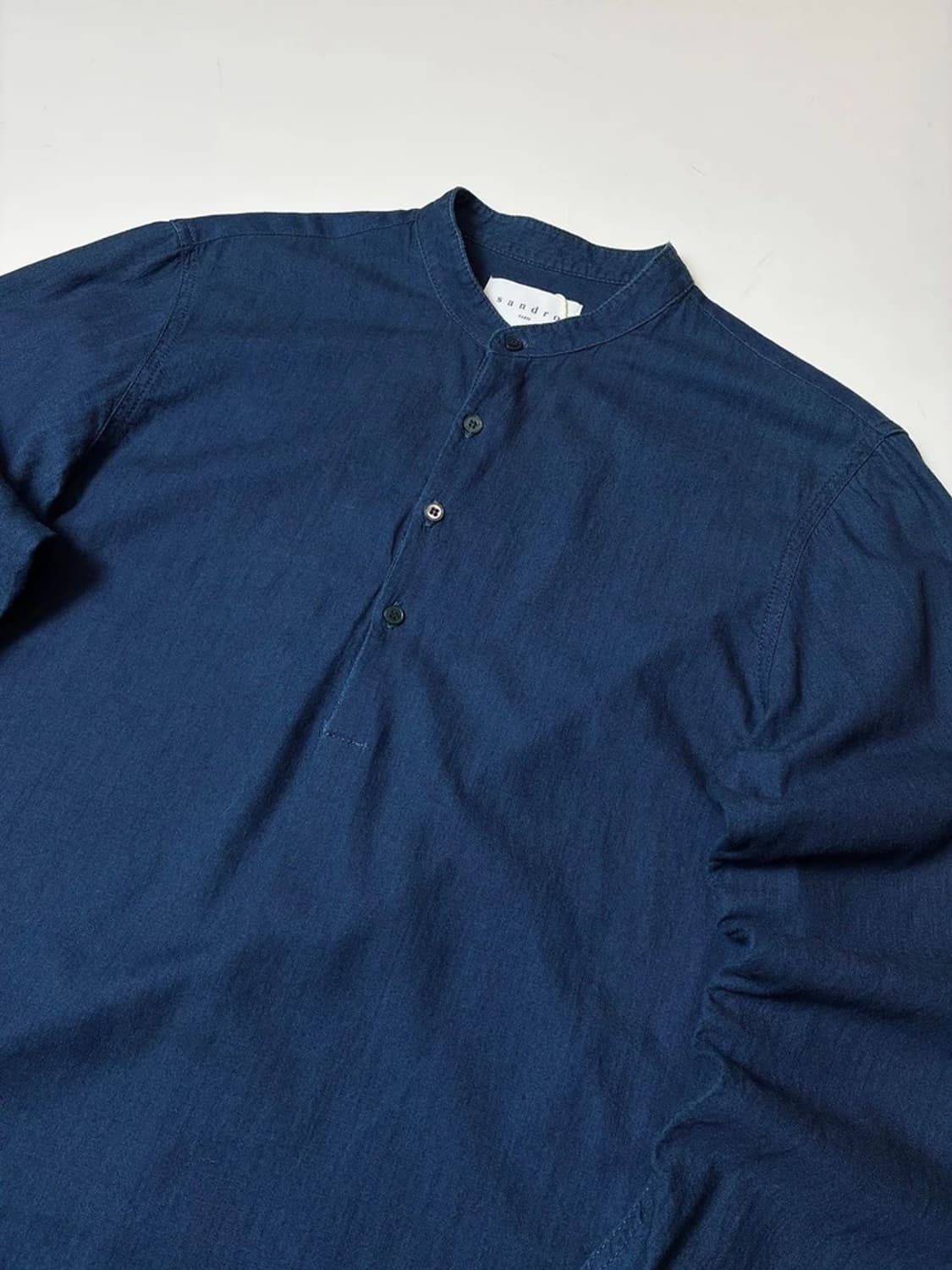 산드로 헨리넥 코튼 풀오버 셔츠 PN9303 상품이미지2