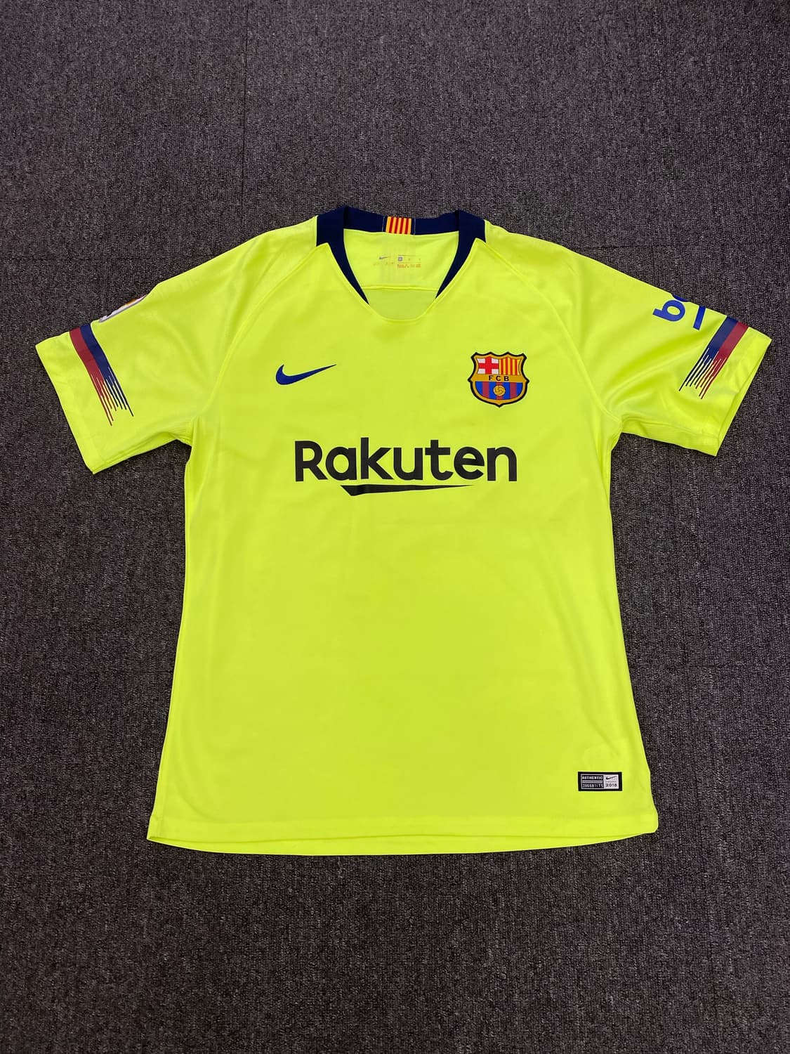 Nike 나이키 바르셀로나 18-19away 하프 유니폼 반팔 티셔츠 상품이미지1