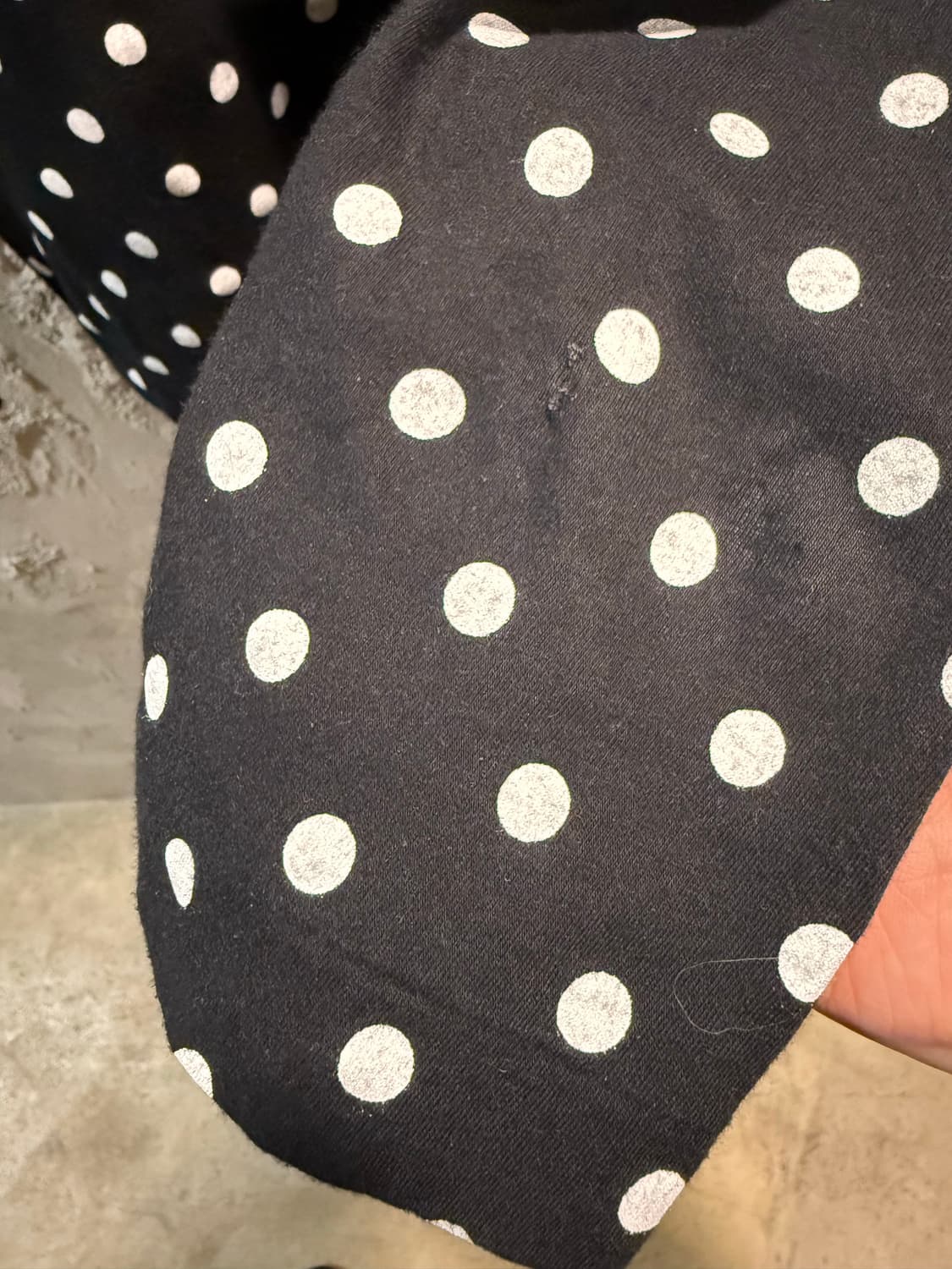 꼼데가르송 플레이 도트 롱슬리브 티 블랙 M 상품이미지7