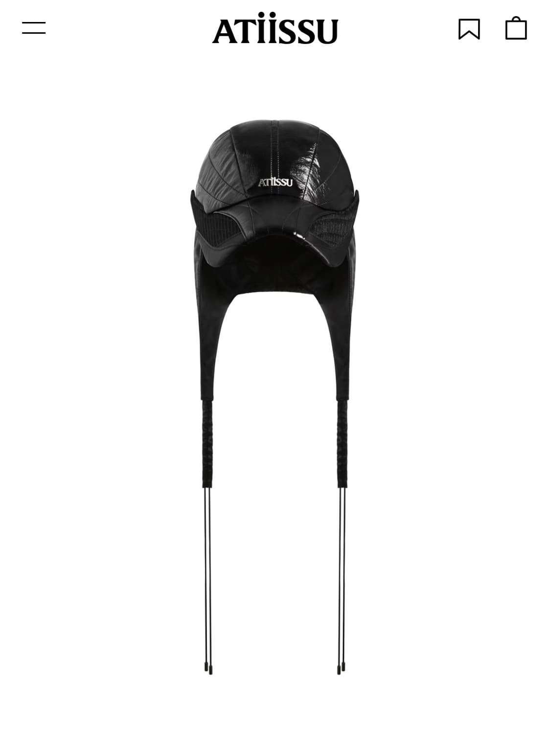 어티슈 미키 캡 블랙 상품이미지2