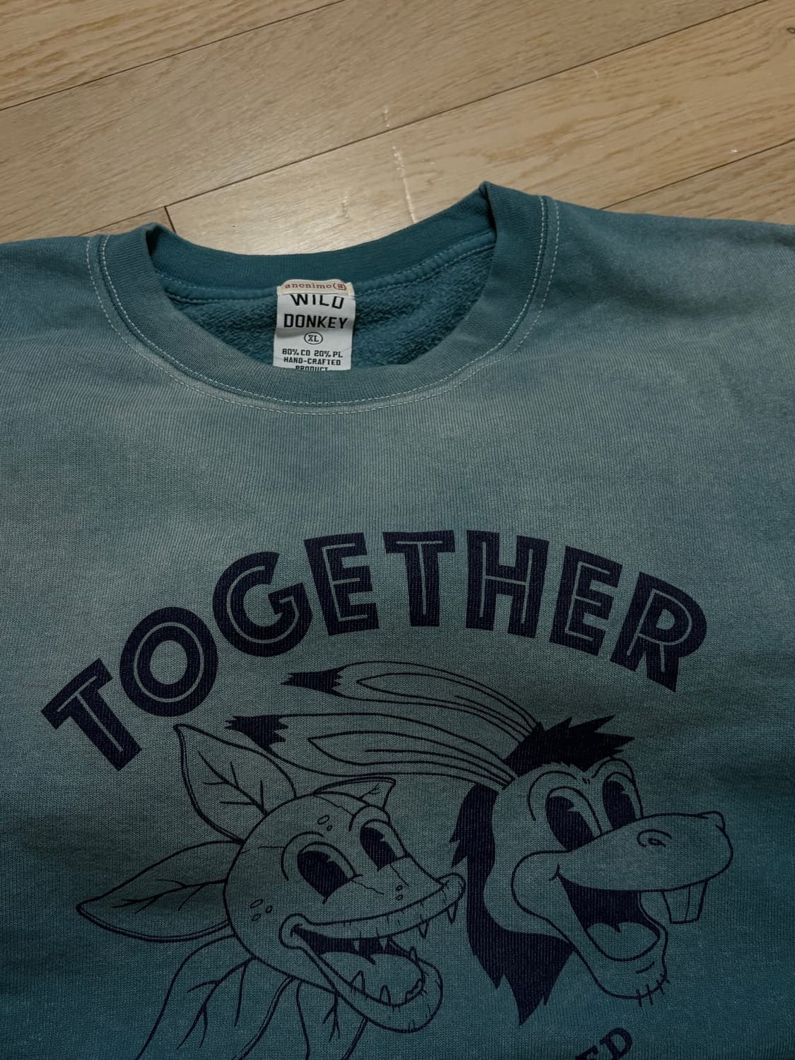 아노니모아노니마 와일드동키 콜라보 투게더 맨투맨 상품이미지3