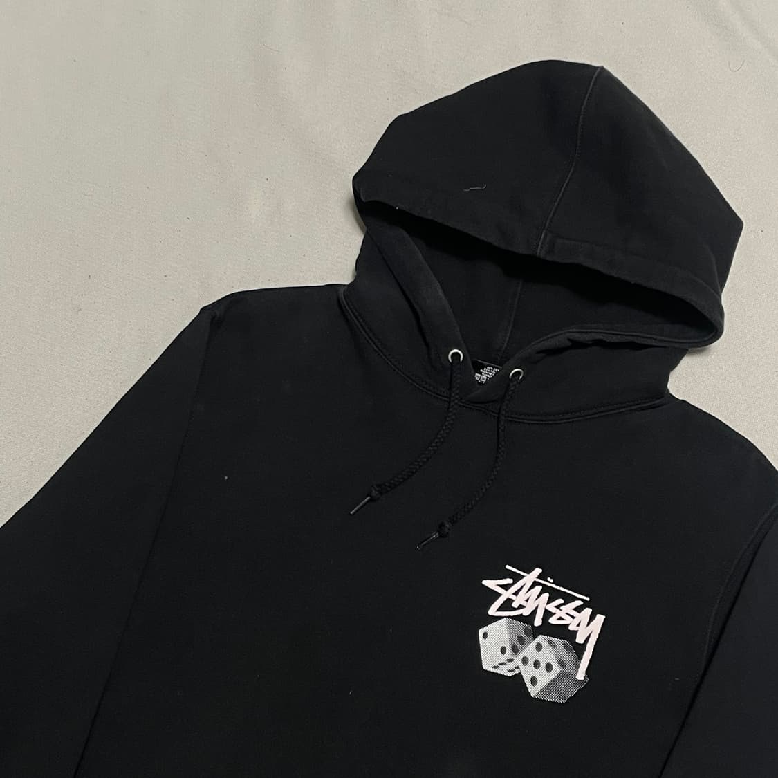 M 스투시 빅로고 주사위 후드티 상품이미지1