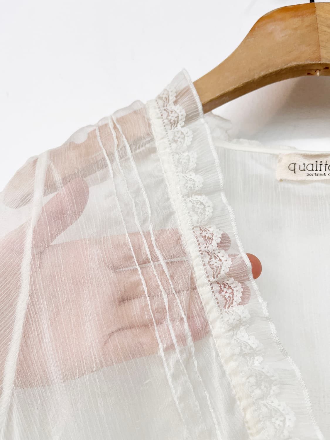 QUALITE NOTE 레이스 시스루 슬립 상품이미지6