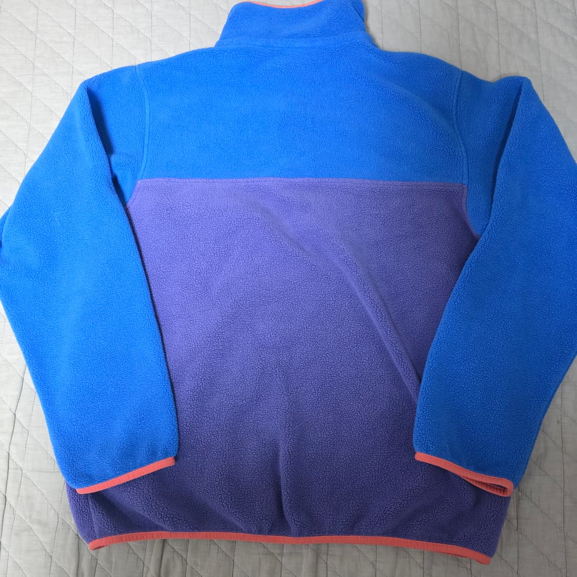 [L] 빈티지 파타고니아 신칠라 플리스 스냅 풀오버 블루/퍼플 상품이미지3