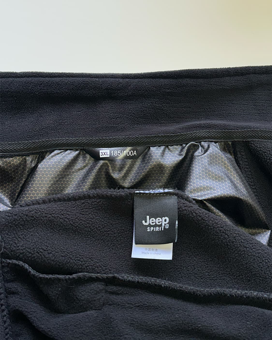 JEEP 플리스 자켓 블랙 상품이미지4