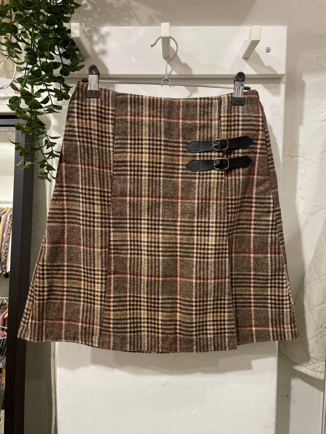 랩 체크 미니스커트(팬츠내장) 상품이미지6