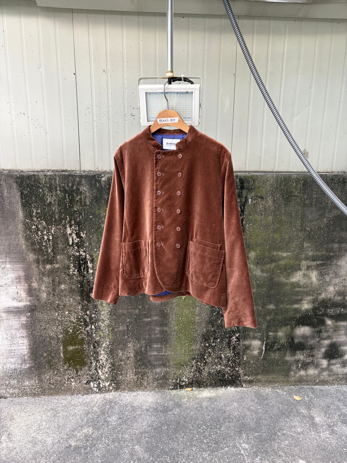 빔즈보이 벨루어 더블 브레시티드 자켓 상품이미지1