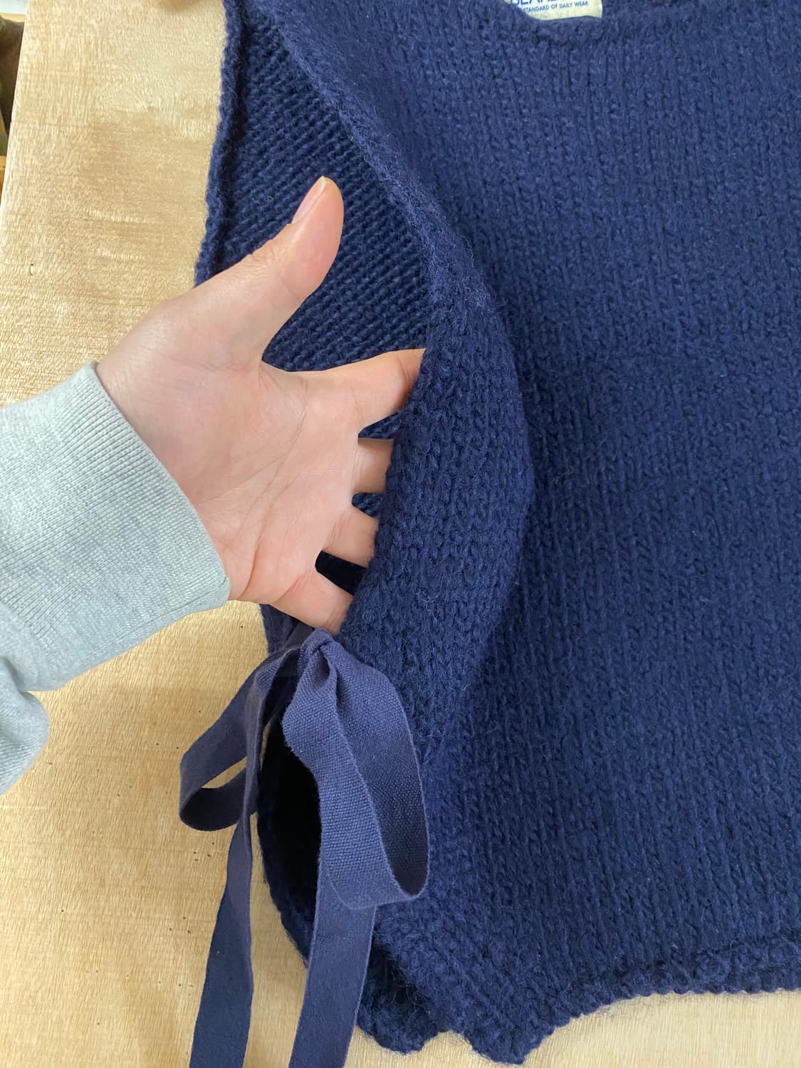 BEAMS BOY knit vest 빔즈보이 레이어드 니트 베스트 상품이미지6